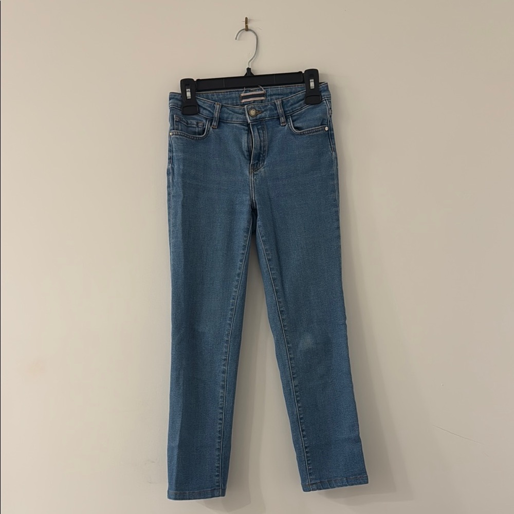 Massimo Dutti Blue Straight Leg Jeans